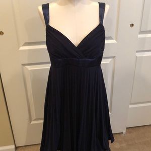 Navy blue baby doll dress- M